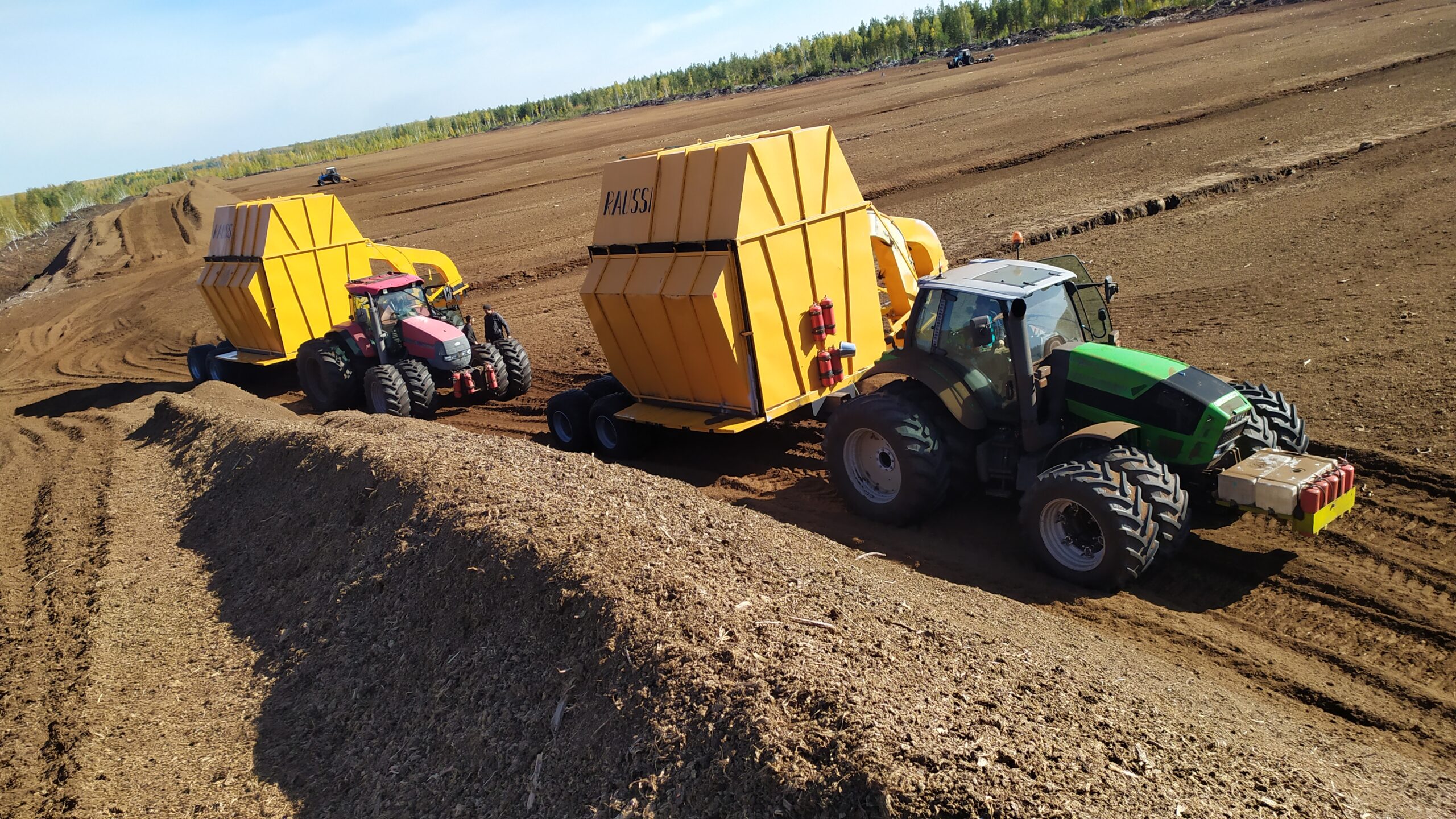 Добыча торфа