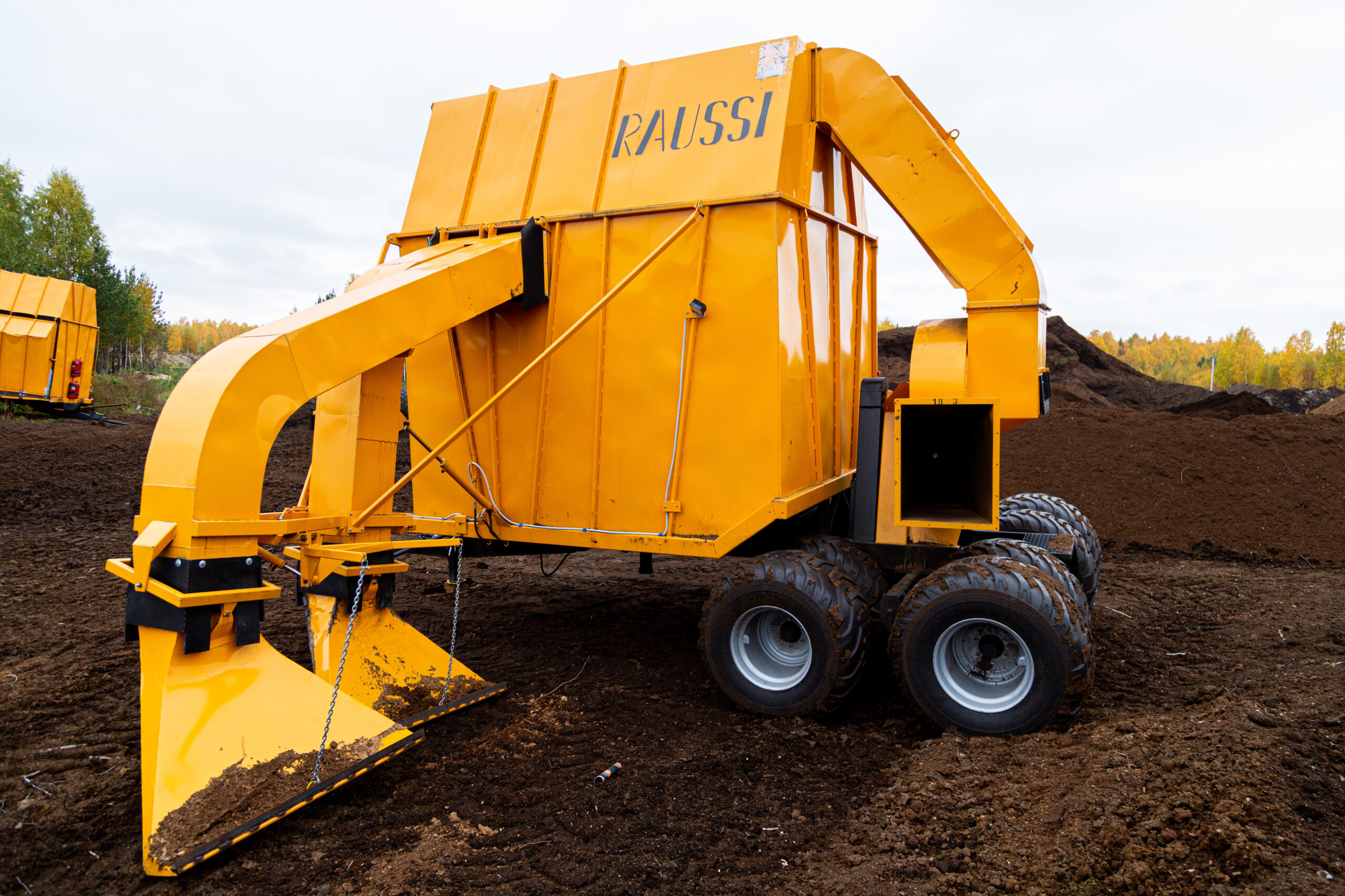 Добыча торфа